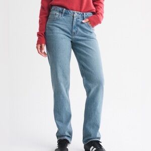 Abercrombie & Fitch Light Blue Straight Leg Jeans